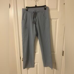 Figs Dusty Blue Kade Cargo pants